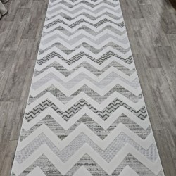Безворсовая ковровая дорожка DOLCHE 4037B GREEN / CREAM  - высокое качество по лучшей цене в Украине